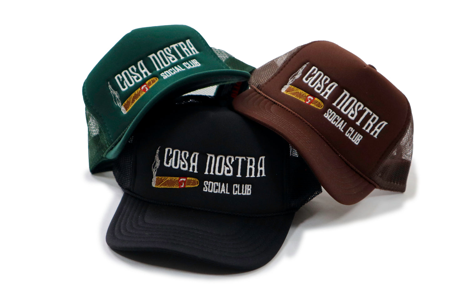 Cosa Nostra trucker hats